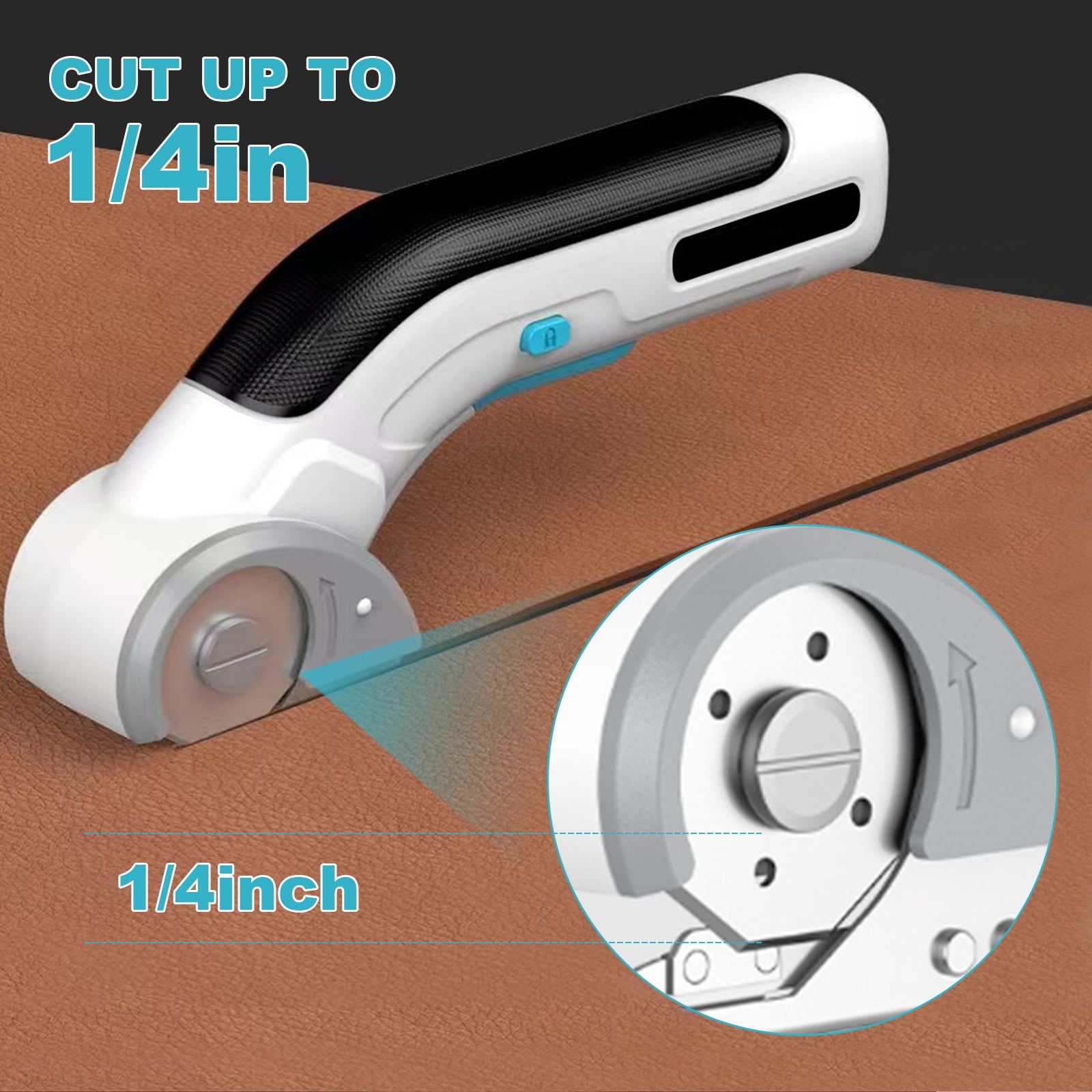4V Cordless Electric Scissors with Replaceable Blade – Versatile for Multiple Materials, Rechargeable via Type - C, Safe & Comfort Grip