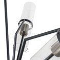 thumbnail image 4 of Everly 6 Light Chandelier, Black and Chrome, 4 of 4