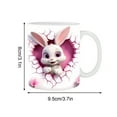 thumbnail image 2 of Hovilon Ceramic Cups and Mugs，Ceramic Cups for Bathroom，350ml Ceramic Coffee Mark Cup Tea Cup，Easter Cup Gift,Suitable for Making Tea,Cold Drinks,Hot Drinks,Coffee, 2 of 4