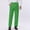 Green, variant on ZZwxWA Pants for Men Men's Straight Solid Color Print Pocket Casual Suit Button Pants Dress Pants for Men
