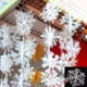 thumbnail image 4 of Bewildely 30 Uds. De copos de nieve falsos blancos de plástico DIY para el hogar, fiesta de Navidad, Año Nuevo, colgantes de árbol de Navidad, Kits de decoración para fiestas, 4 of 6