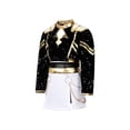 thumbnail image 5 of Popular Singer Group Cosplay Costume, Pop Star Printed Black Outfit with 2 Waist Accessories, Halloween Costumes Outfit, for Halloween Cosplay Party, 5 of 7