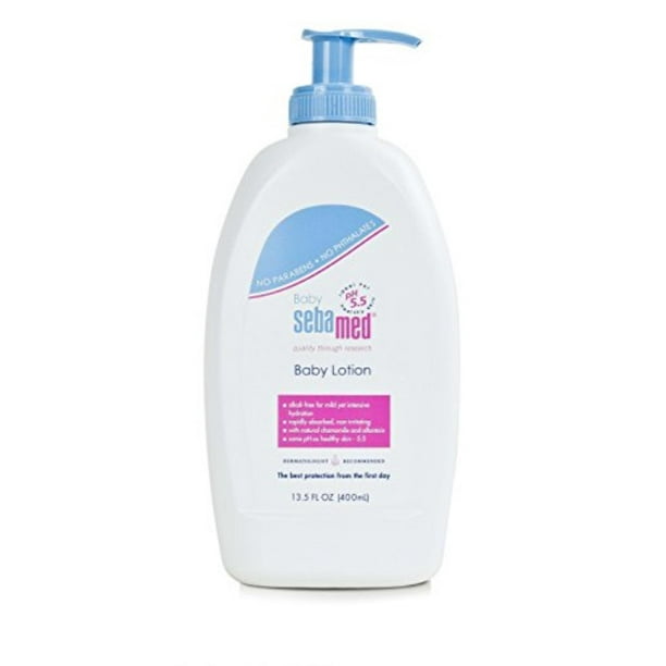 sebamed lotion ph 5.5 ultra mild hydration dermatologist recommended non-greasy moisturizer for delicate skin 13.5 fluid ounces (400 milliliters) - Walmart.com