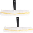 thumbnail image 1 of AMERTEER 2Pcs Car Window Wiper  Bathroom Window Washer  Shower Window Squeegee and Microfiber Scrubber Shower Wiper  Scraper Cleaner, 1 of 7