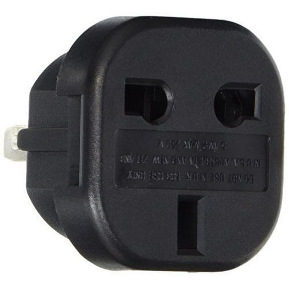 VCT VP9F Converts 3 Pin UK Plugs to USA or Australian Plug Adapter