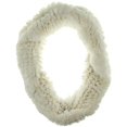 thumbnail image 3 of Steve Madden Women's Faux Winter Infinity Scarf White Size Regular, 3 of 3