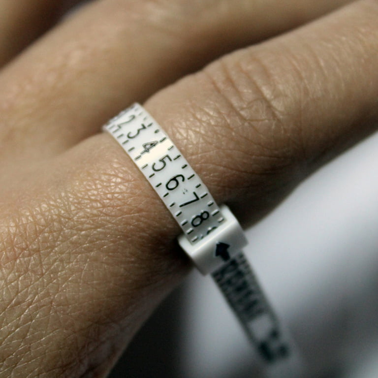 Noarlalf Ring Sizers For Measuring Ring Size Stick Mandrel Finger Gauge  Ring Sizer Set Measuring Sizes Jewelry Tool Measuring Tape Ring Sizer
