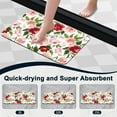 thumbnail image 4 of 1pc Red and Pink Rose Bathroom Rug Bathroom Decor and Accessories- Durable,Anti Slip,And Quick Drying,Suitable For Indoor/outdoor Use - Perfect For Bathrooms,Bedrooms,Kitchens, 4 of 9