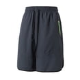thumbnail image 3 of BRGZLK Men's Beach Shorts Drawstring Elastic Waist Swim Trunks Quick Dry Board Shorts Solid Color with Zipper Pockets, 3 of 4