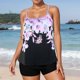 thumbnail image 1 of WILLBEST Trajes de Baño Para Mujer, Conjunto de Traje de Baño Tankini Con Estampado Floral Para Mujer, Bikini de Dos Piezas Para Playa de Verano Con Sombrero Para El Sol Para Fiesta En La Piscina, 1 of 4