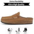 thumbnail image 3 of BERANMEY Cork Mules for Women with Memory Foam Slip-on Cork Sole Casual Shoes for Women Men Non-Slip Mules & Clogs Indoor Outdoor, 3 of 7