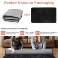 thumbnail image 6 of Nefoso Shag Area Rug, 9ft x 12ft Soft Fluffy Area Rugs for Living Room Bedroom Decor, Black, 6 of 7