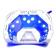 Gelish 18G Classic LED Light - Professional Nail Curing Lamp for Home or Salon Use, Fast-Drying 36W, Corded, SafeLight™ Technology, Ergonomic Design, Pedicure-Friendly.