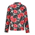 thumbnail image 5 of Summer Saving Clearance AXXD Long Sleeve Solid Print Zipper Fashion Cardigan Women Jackets Clearance Red Size Xl(Us:10), 5 of 9
