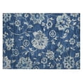 thumbnail image 2 of Addison Rugs Chantille Indoor/Outdoor Transitional Floral Navy Washable Rectangle Rug, 1'8" x 2'6", 2 of 6