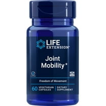 Life Extension Joint Mobility - Relieves minor knee discomfort and improves range of motion - Gluten-Free, Non-GMO - 60 Vegetarian Capsules