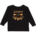 thumbnail image 3 of Inktastic Sweeter Than Candy Corn Halloween Boys or Girls Long Sleeve Toddler T-Shirt, 3 of 5