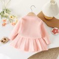 thumbnail image 4 of VNKIDY Girls Bow Cardigan Sweater Autumn Winter New Baby Fashion Knitted Coats Casual Sweater Dress Outfits Sets Trendy, 4 of 9