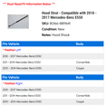 thumbnail image 2 of Hood Strut - Compatible with 2010 - 2017 Mercedes-Benz E550 2011 2012 2013 2014 2015 2016, 2 of 2