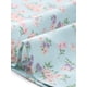 thumbnail image 5 of INSPIRAR CHIC Blusa de manga corta con volantes y cuello Peter Pan de flores para mujer M Azul claro, 5 of 6