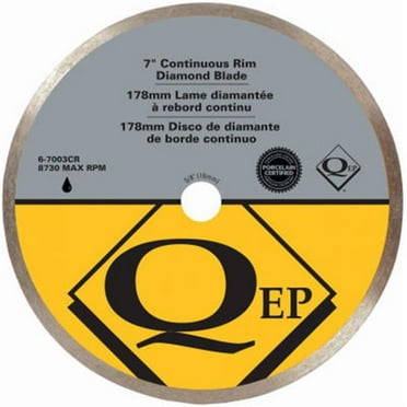 QEP 6-7003Q 7 in. Continuous Rim Premium Blade