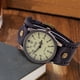thumbnail image 1 of Reloj de pulsera Salvador Retro Cuero Negro, 1 of 8