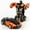 BJD orange, variante sur Amyove Jouets de Voiture de Déformation pour Enfants Modèle de Robot Transformable Multicolore Jouets de Voiture pour Enfants Cadeaux d'Anniversaire Noël