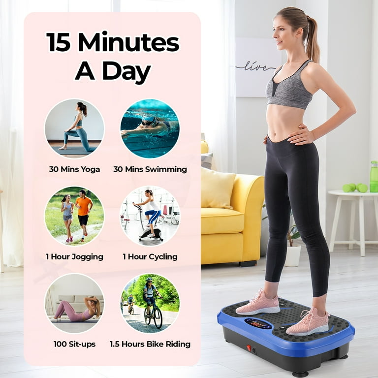 LAZY BUDDY Vibration Plate Exercise Machine Lymphatic Drainage