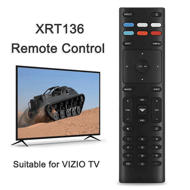 XRT136 Replacement Remote Control fit for VIZIO Smart TV 2019 LCD LED HDTV  D24h-G9 D24hn-g9 D32h-G9 D40f-g9 D50x-g9 PQ65-F1 PQ75-F1 PX65-G1 PX75-G1