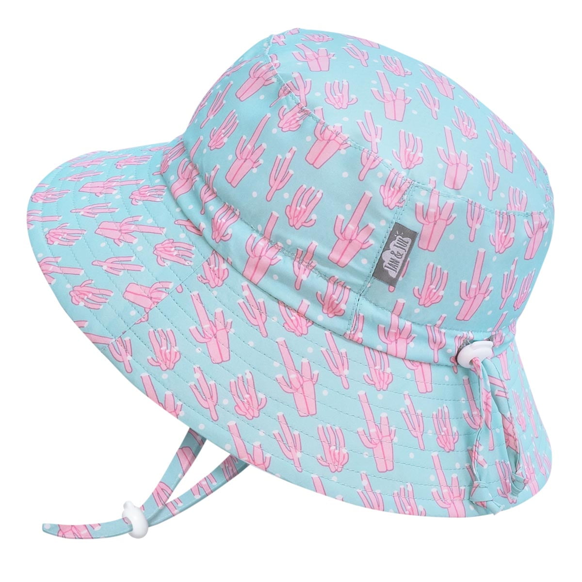 Jan & Jul Baby Swim Hat with Strap, 50 UPF Breathable Sun Protection (S