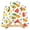 Avocado Pineapple, variant on Picnic Table Cover with Bench Covers 60IN 5FT, Strawberry & Blueberry Picnic Furniture Protector, Stain Resistant Elastic Table & Bench Cover for Patio Garden