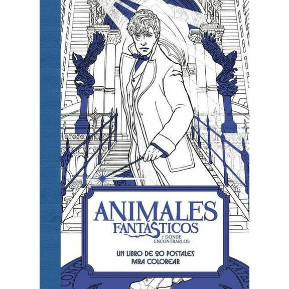 Animales Fantásticos Y Dónde Encontrarlos: Un Libro de 20 Postales Para Colorear (Paperback)