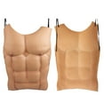 thumbnail image 4 of EVA Men Fake Skin Chest Muscle Costume Cosplay Props Halloween Party Decoration, 4 of 6