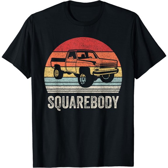 Vintage Retro Classic Square Body Squarebody Truck T-Shirt