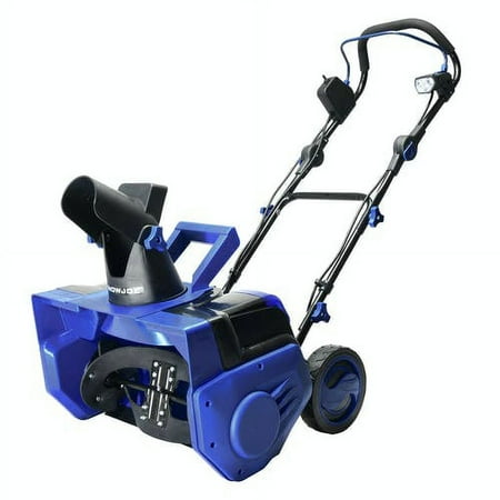 Snow Joe - 24V-X2-SB21 48-Volt iON+ Cordless Snow Blower Kit, W/ 2 x 4.0-Ah Batteries and Dual Port Charger | 21 in - Blue & Black