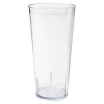 G.E.T. 6624-1-6-CL Textured Clear 24 Oz. Tumbler - 72 / CS