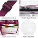thumbnail image 3 of Bolso bandolera transparente con correa ajustable y bolsillo con cremallera, 3 of 6