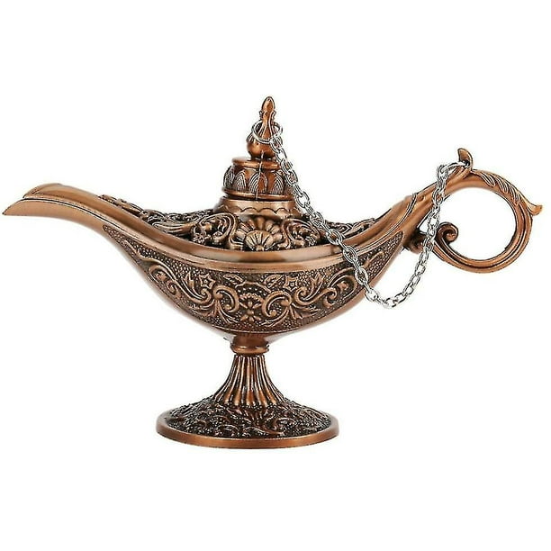 Christmas Brass Handmade Aladdin Decorative Genie Oil Lamp Aladin