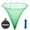 Green M, variant on QualyQualy Bridge and Pier Fishing Net with Foldable Drop Net,Steel Hoop and Nylon Mesh,Gray