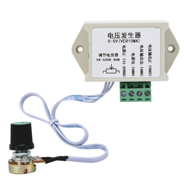 Adjustable Voltage Generator with 0-5VDC Output for PLC and MCU Integration in Industrial Control Systems