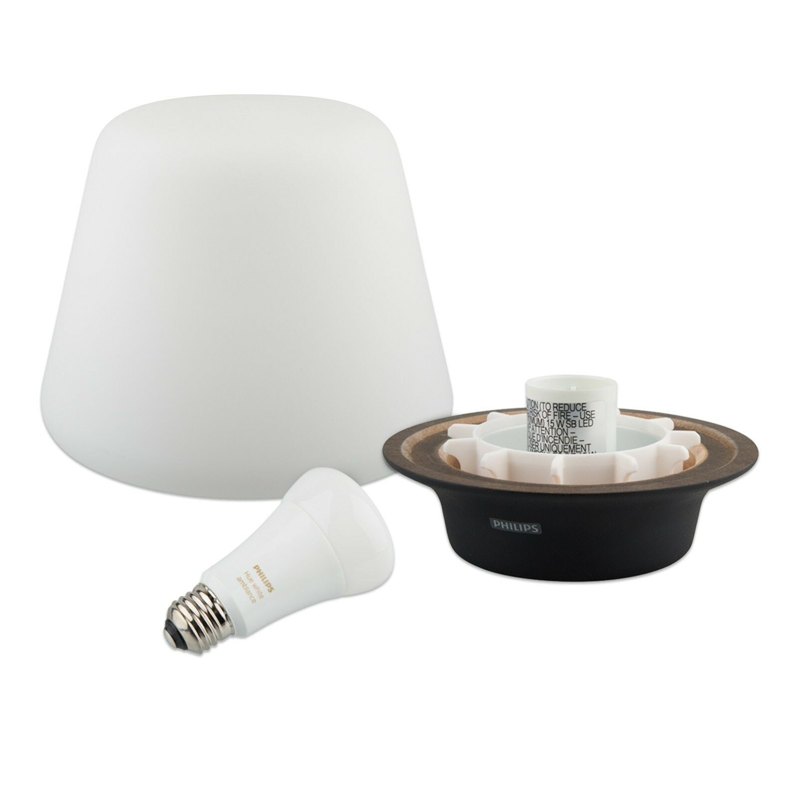 Wanneer heden Rot Philips Hue White Ambiance Wellness Dimmable LED Smart Table Lamp Certified  (Certified Refurbished) - Walmart.com
