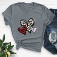 thumbnail image 1 of T-shirt à Manches Courtes Imprimé Col Rond Mode pour Femmes Chemise Décontractée Ample, 1 of 1