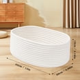 thumbnail image 2 of Godance 3 Packs Storage Baskets for Shelves, 13"x8"x5" Closet Organization Storage Bins, Storage Bins for Nursery, Bathroom, Closet, Cube Shelf, Decorative, Gift Basket, 2 of 7