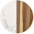 thumbnail image 6 of PETGLE Charcuterie Cheese Board, Cultured Marble and Wood, Rectangular, 13 x 8.45 x 0.50-Inches, 6 of 12