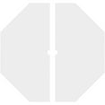 thumbnail image 4 of 38"OD x 2"ID x 15"C x 1"P Westin Architectural Grade PVC Contemporary Ceiling Medallion, Two Piece, 4 of 11
