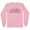Pink, variant on Skyline Anchorage Long Sleeve Shirt Unisex Large White