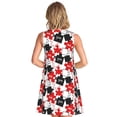 thumbnail image 2 of Bixox puzzle elements with the words me you Print Women's Sleeveless A-Line Dress with Pockets, Casual Knee-Length Tank Dress for Summer-Large, 2 of 7