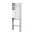 thumbnail image 4 of Spaco Bathroom Space Saver, White MDF, Compact Design, 24.8x7.87x76.77", 4 of 10