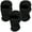 Black, variant on 3 Pack Balaclava Ski Mask Cooling Neck Gaiter Full Head Face Mask Face Cover