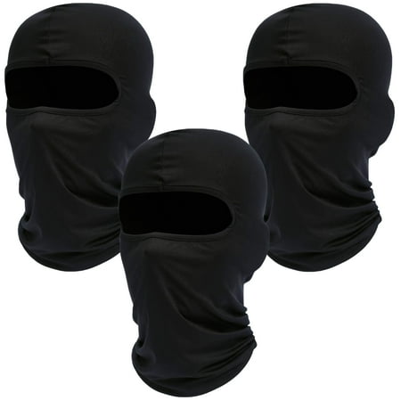 3 Pack Balaclava Ski Mask Cooling Neck Gaiter Full Head Face Mask Face Cover
